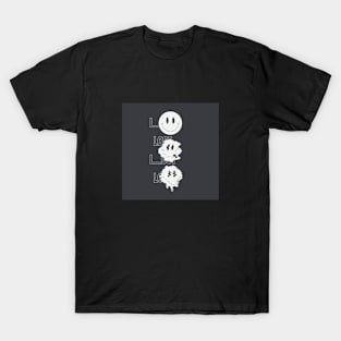 Lost distorted smiley face T-Shirt